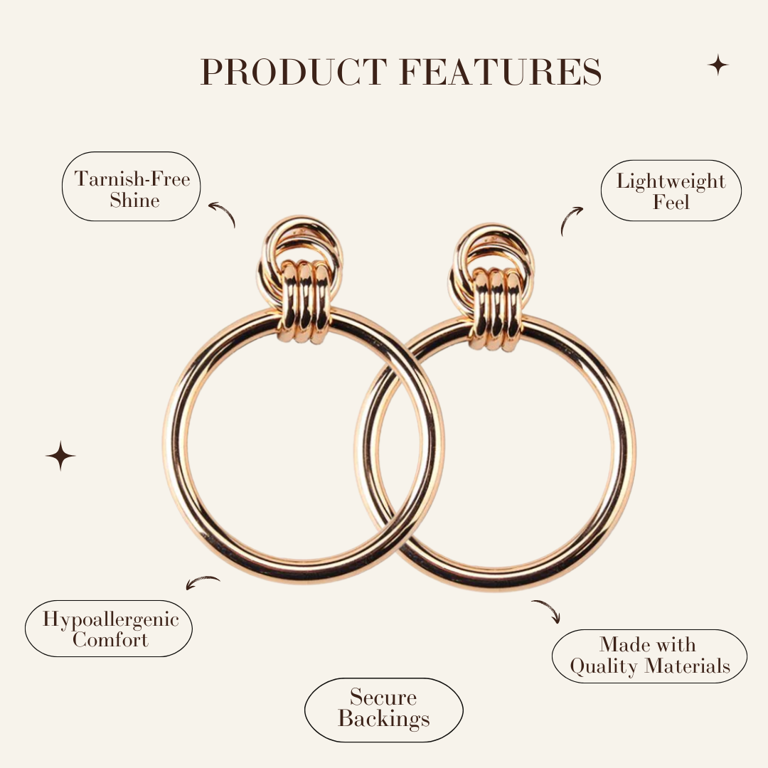 ADRIELLE DROP HOOPS
