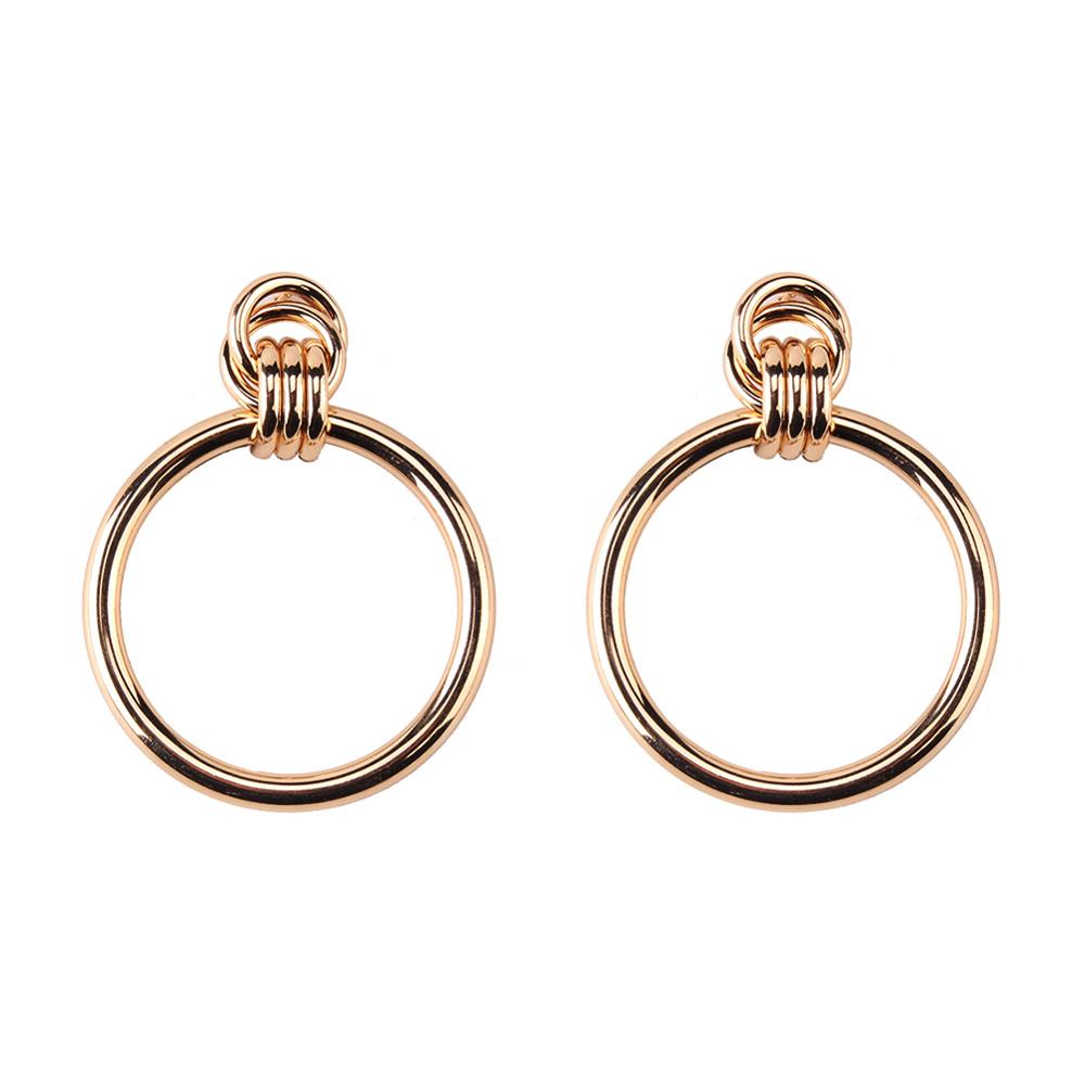 House of Royal Adrielle gold hoop earrings for women product image with plain background