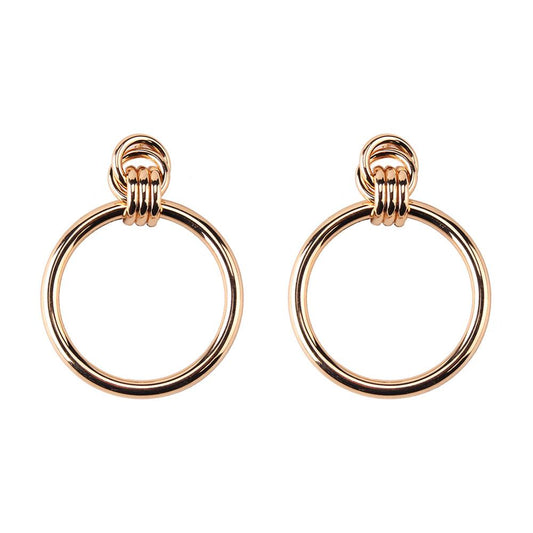 House of Royal Adrielle gold hoop earrings for women product image with plain background