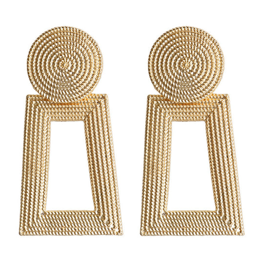 House of Royal Elora statement gold earrings for women product image with plain background