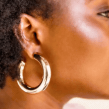 ADIRA CHUNKY GOLD HOOPS