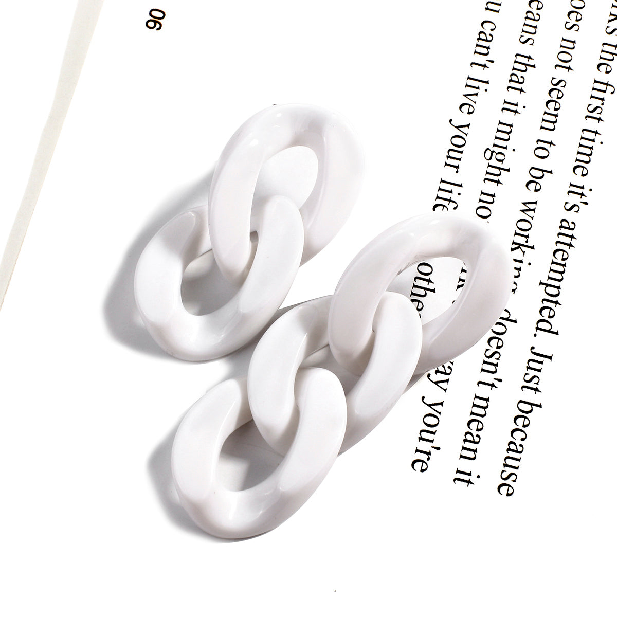 JANNA LINK DROP EARRINGS