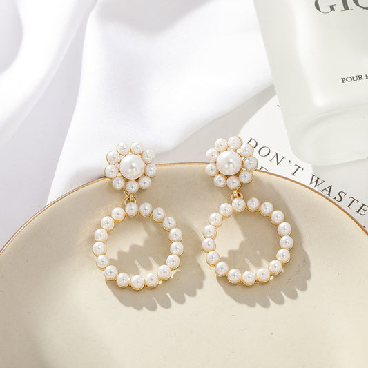 TORI PEARL DROP EARRINGS