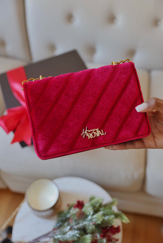 DORONA Handbag - Cherry Red